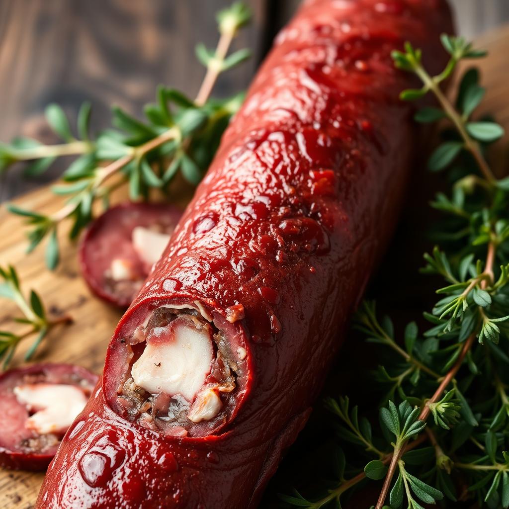 caractéristiques visuelles de la saucisse de Montbéliard