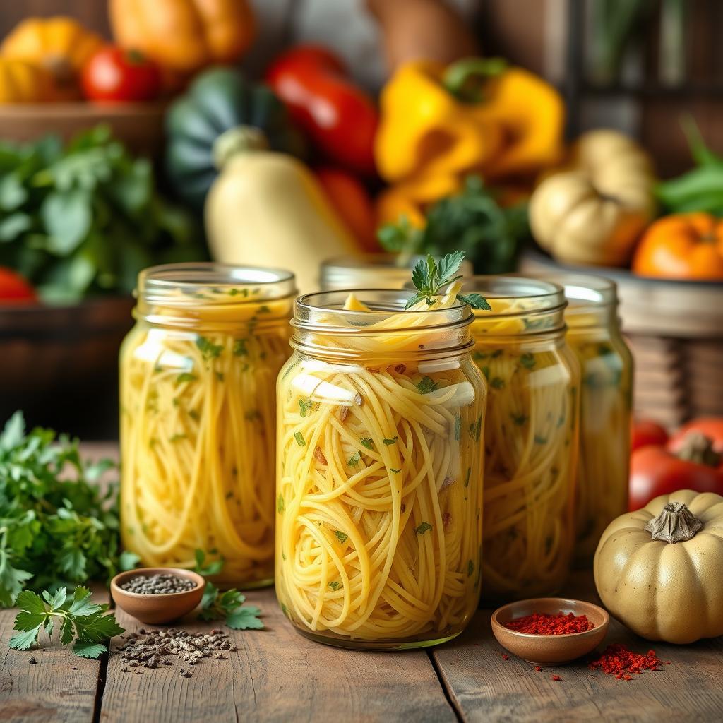 conserver courge spaghetti