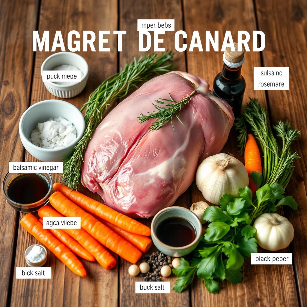 ingrédients magret de canard