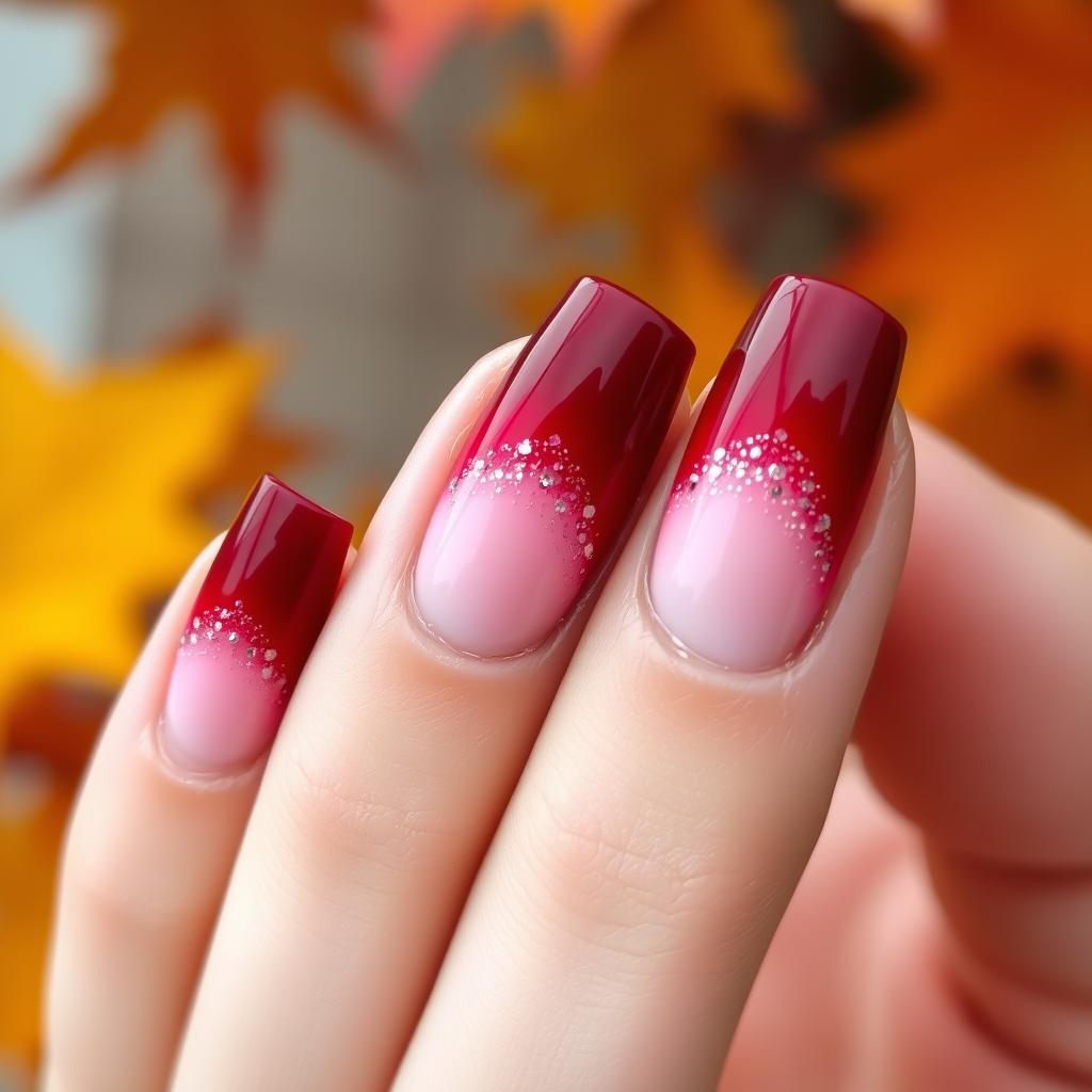 ongles pailletés