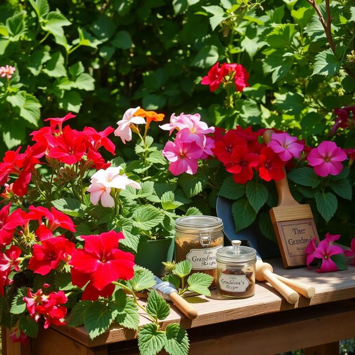 recette de grand-mère pour avoir de beaux géraniums​