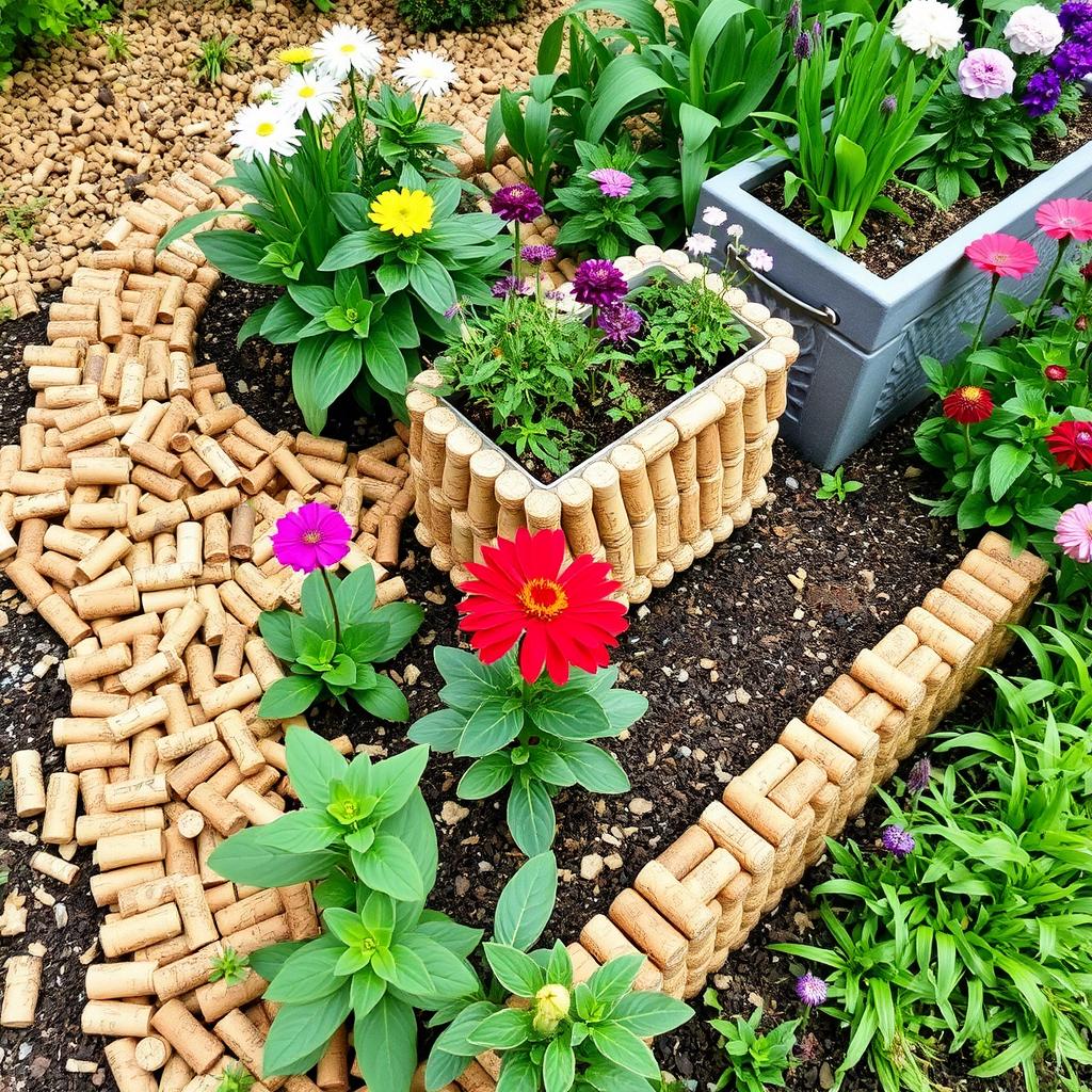 Astuces jardinage avec bouchons en liège