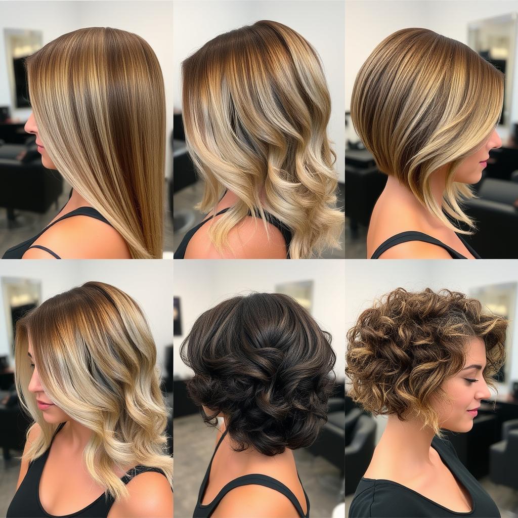 Taper coiffure pour différents types de cheveux