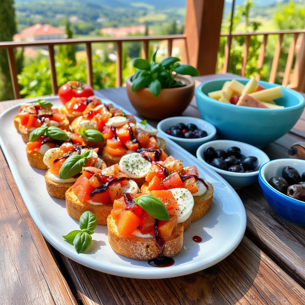 accompagnements bruschetta