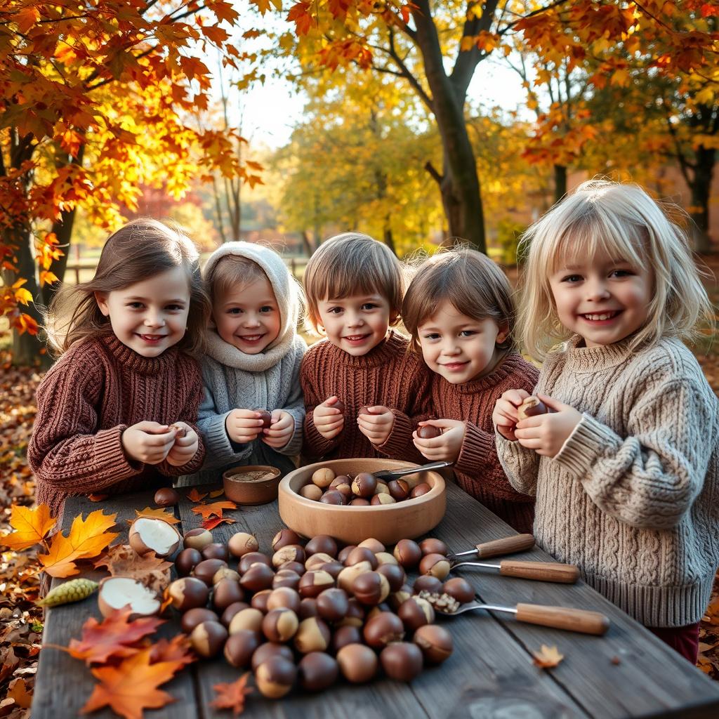 activités enfants châtaignes