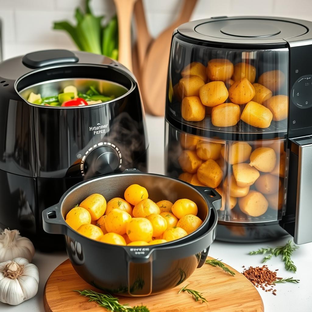 alternatives cuisson vapeur friteuse à air