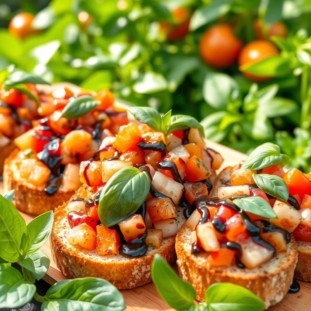 bruschetta végétarienne