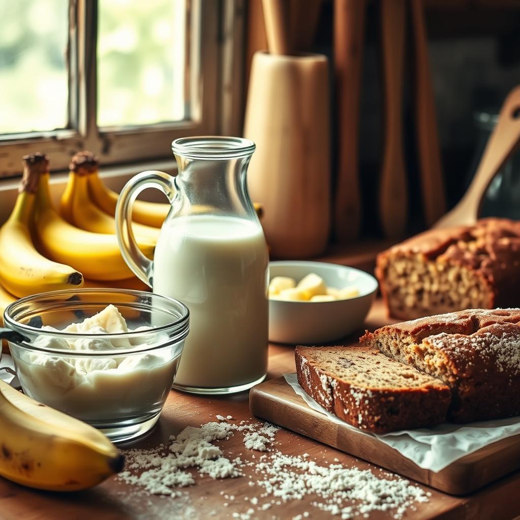 buttermilk dans le banana bread