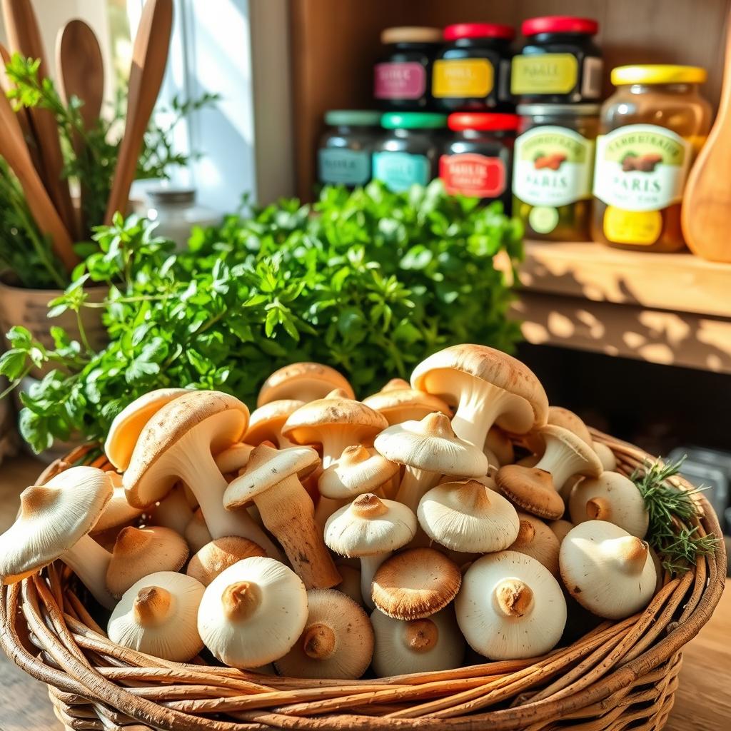 conservation champignons de Paris