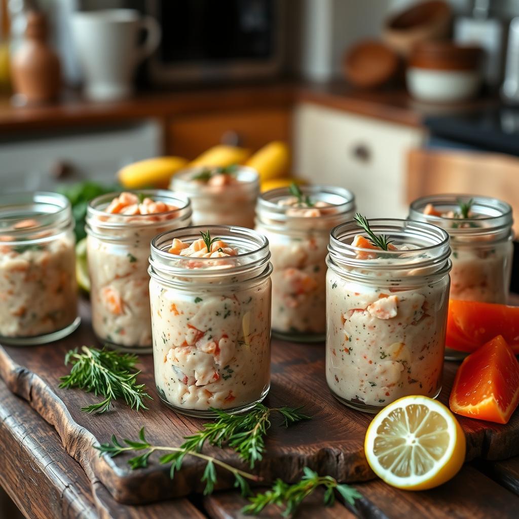 conservation rillettes de saumon