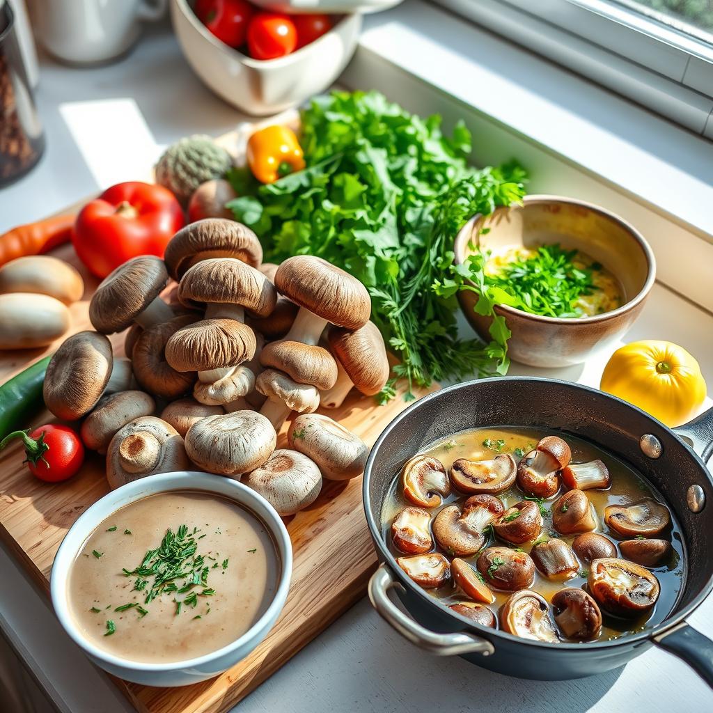 cuisine champignons de Paris