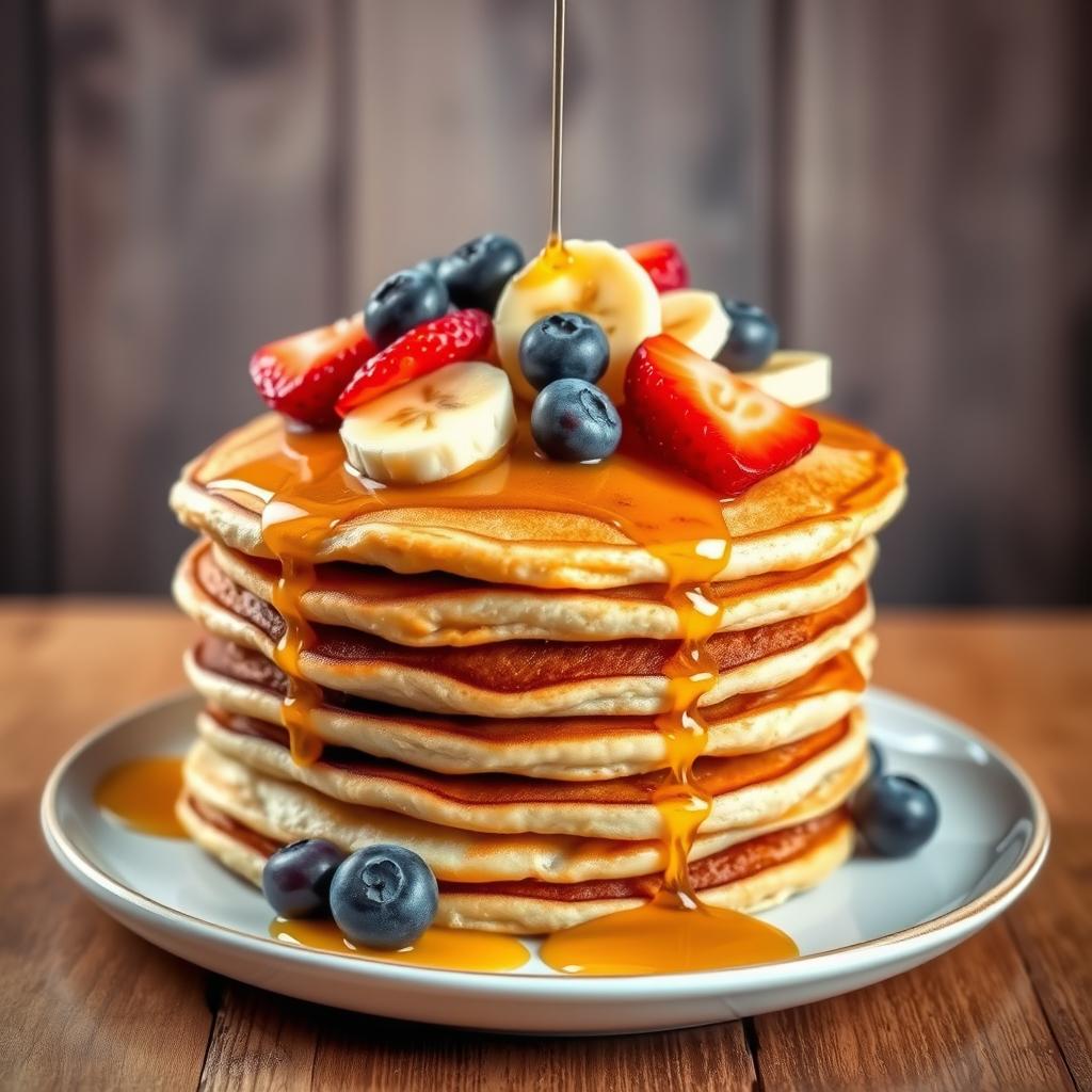 pancakes aux fruits