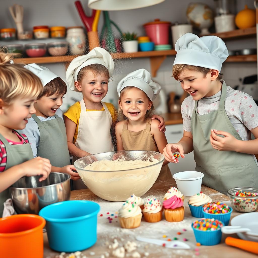 pâtisserie avec enfants