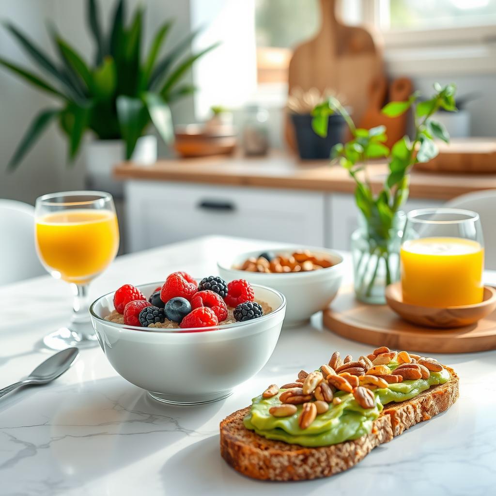 petit-déjeuner sain