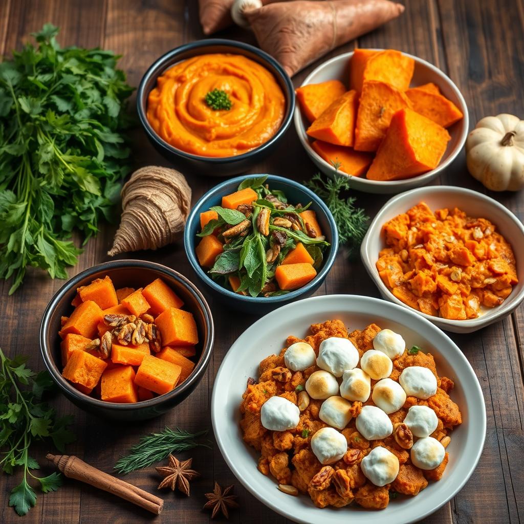 plats à base de patate douce