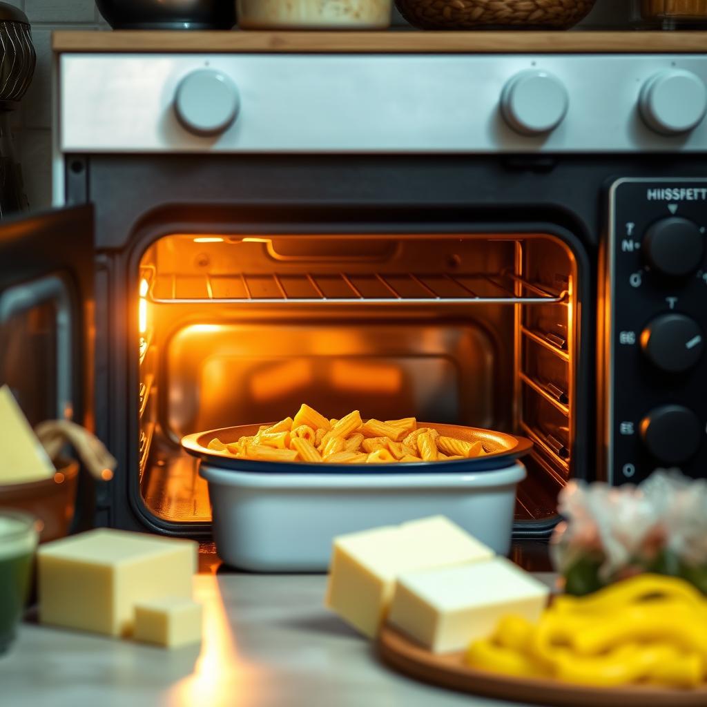 préchauffer le four pour un gratin de pâtes savoureux