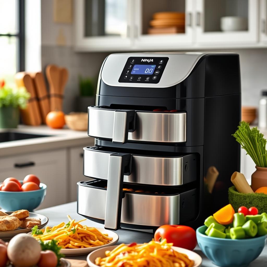 prise en main Air Fryer Ninja Double Stack XL