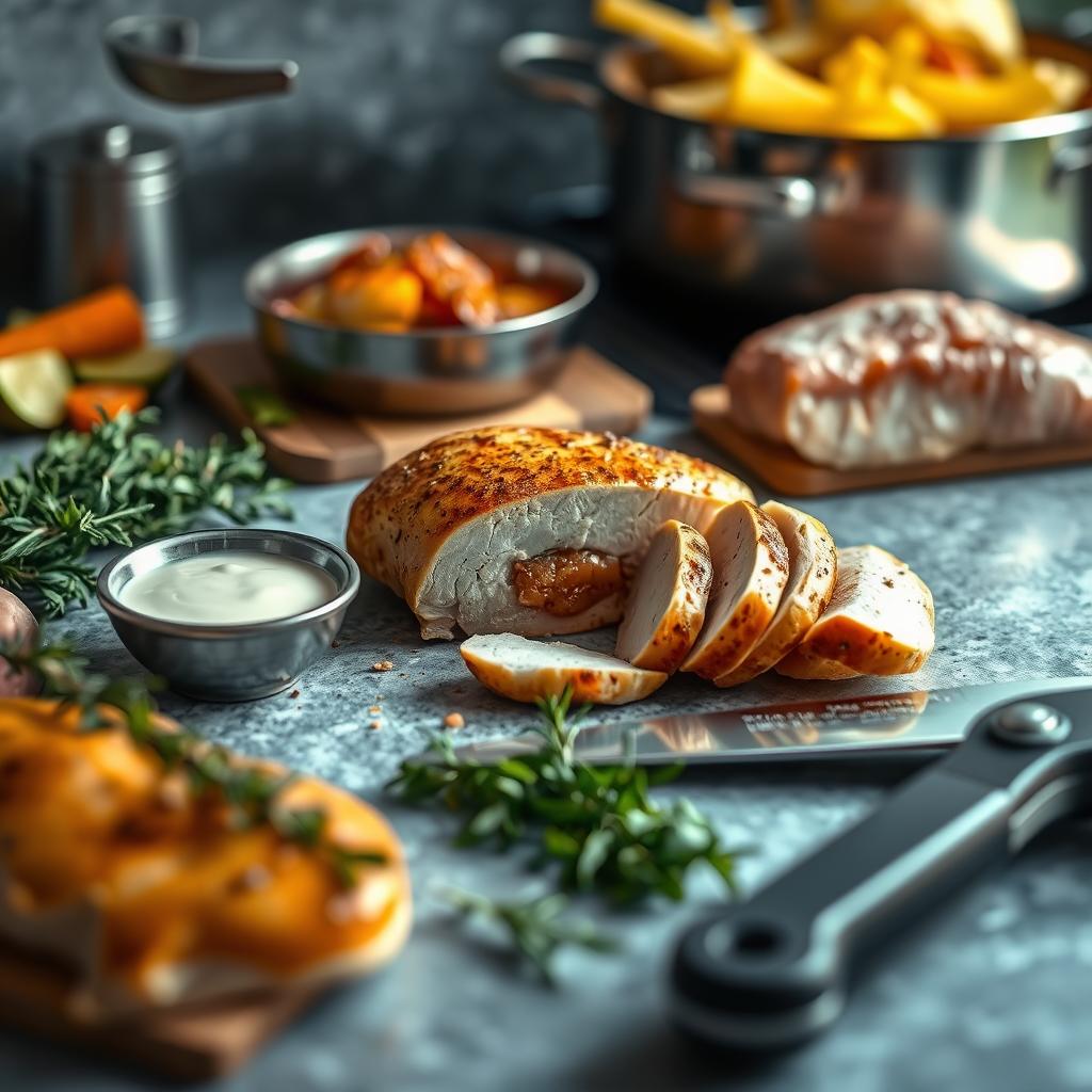 techniques culinaires pour suprême de volaille