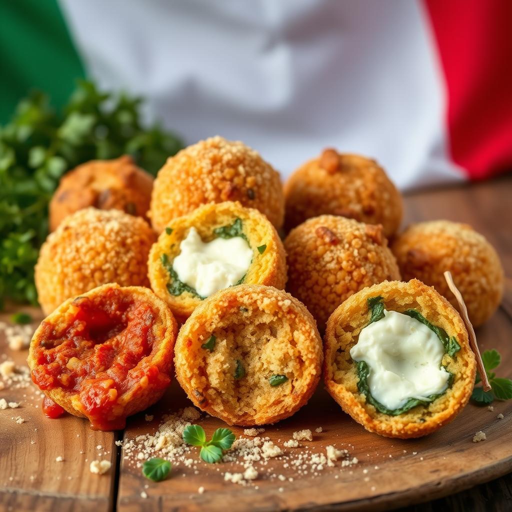 types d'arancini