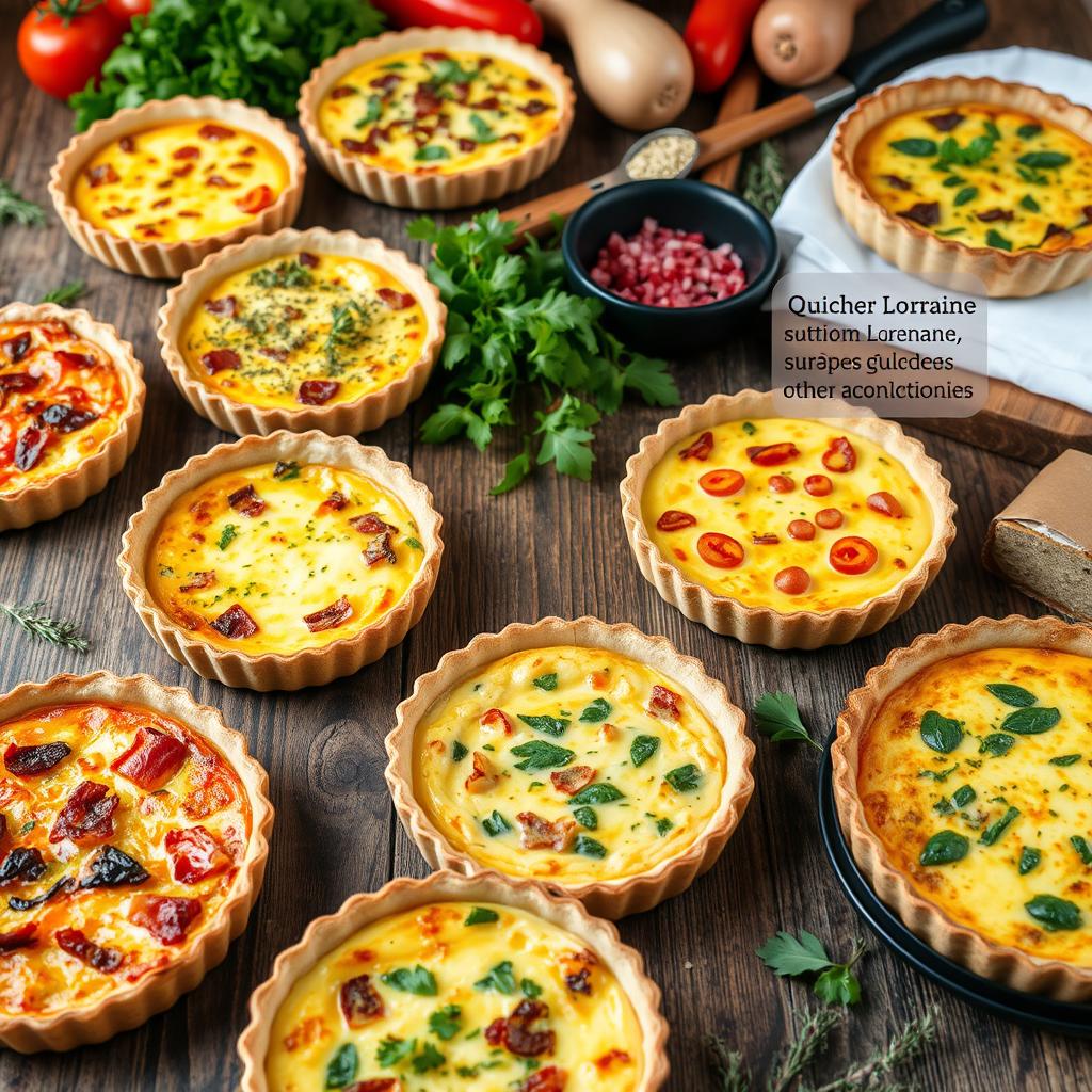 variantes quiche lorraine