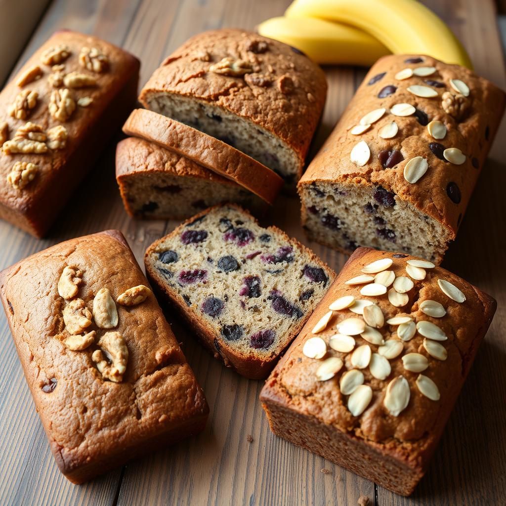 variations de banana bread