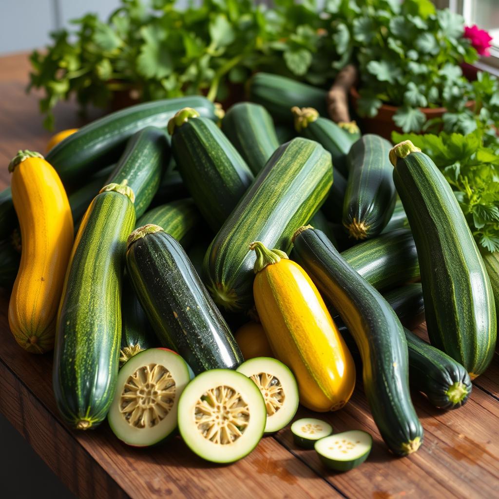 variétés de courgettes