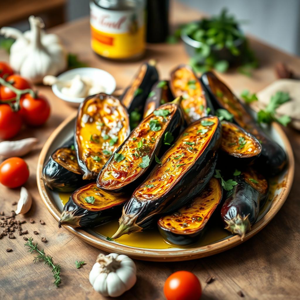 vidéo recette aubergines