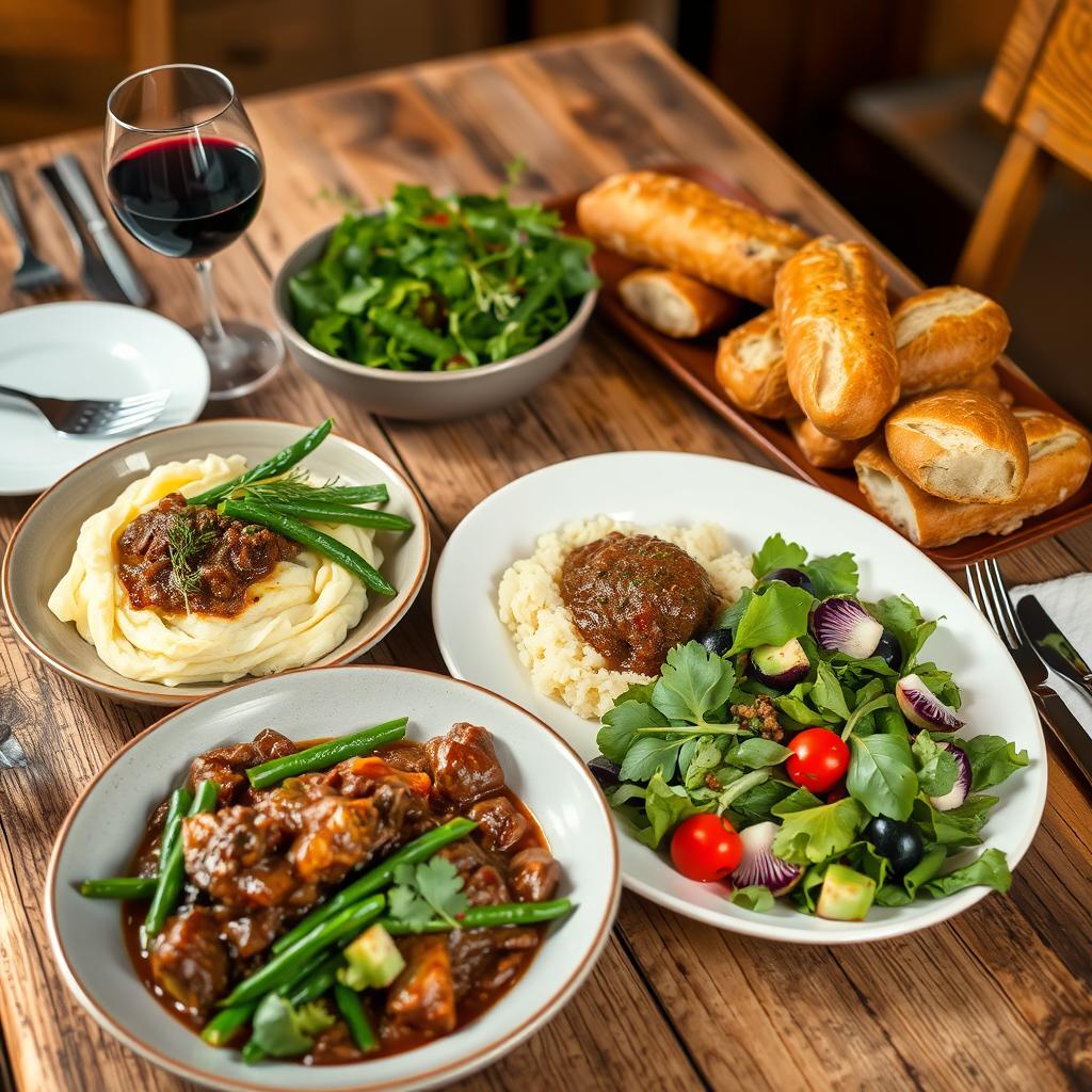 Accompagnements pour Bœuf Bourguignon