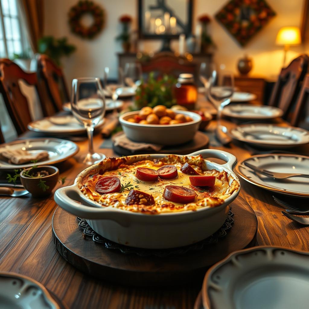 Gratin convivial pour repas en famille