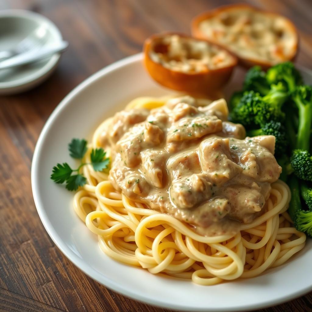 accompagnement Poulet Stroganoff