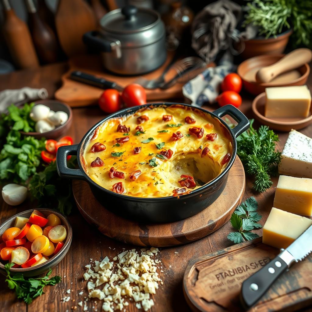 flexibilité des recettes dans la cuisine de gratin