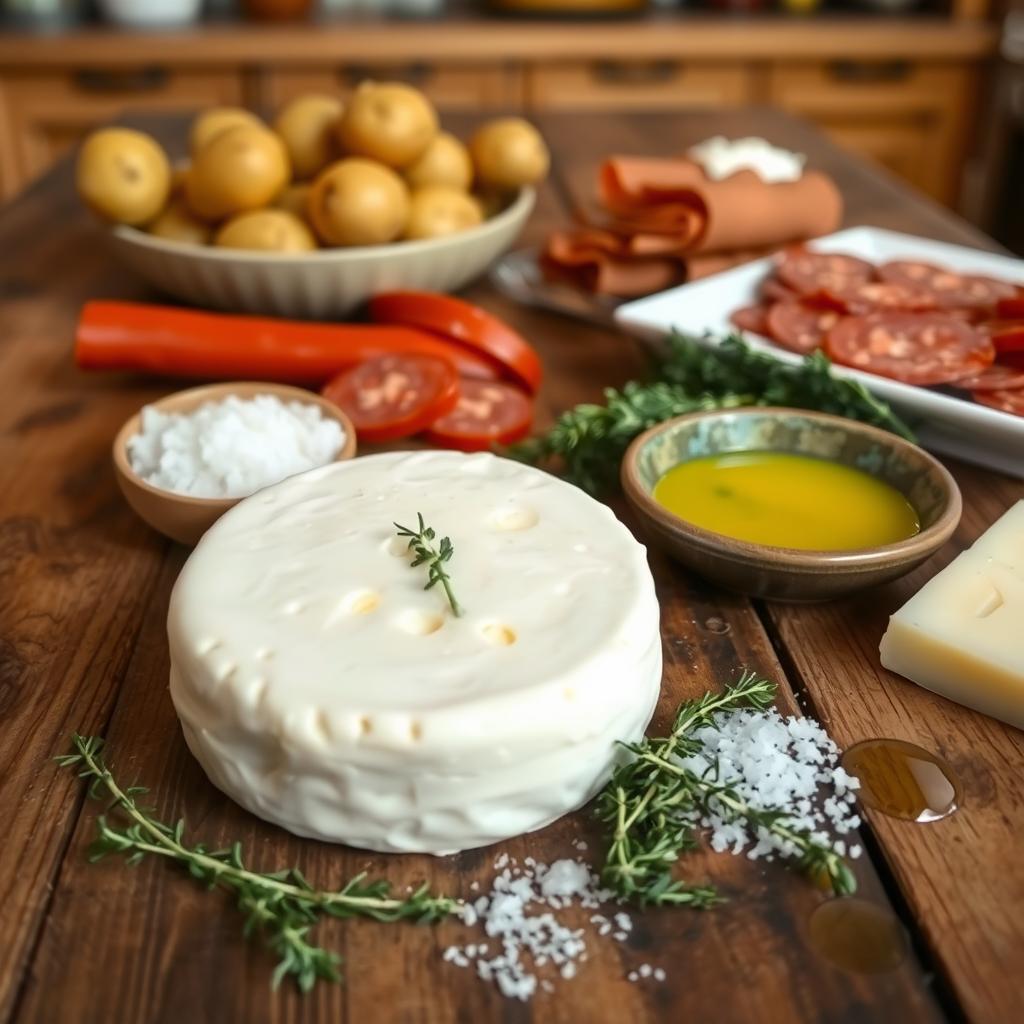 ingrédients essentiels pour gratin de pommes de terre