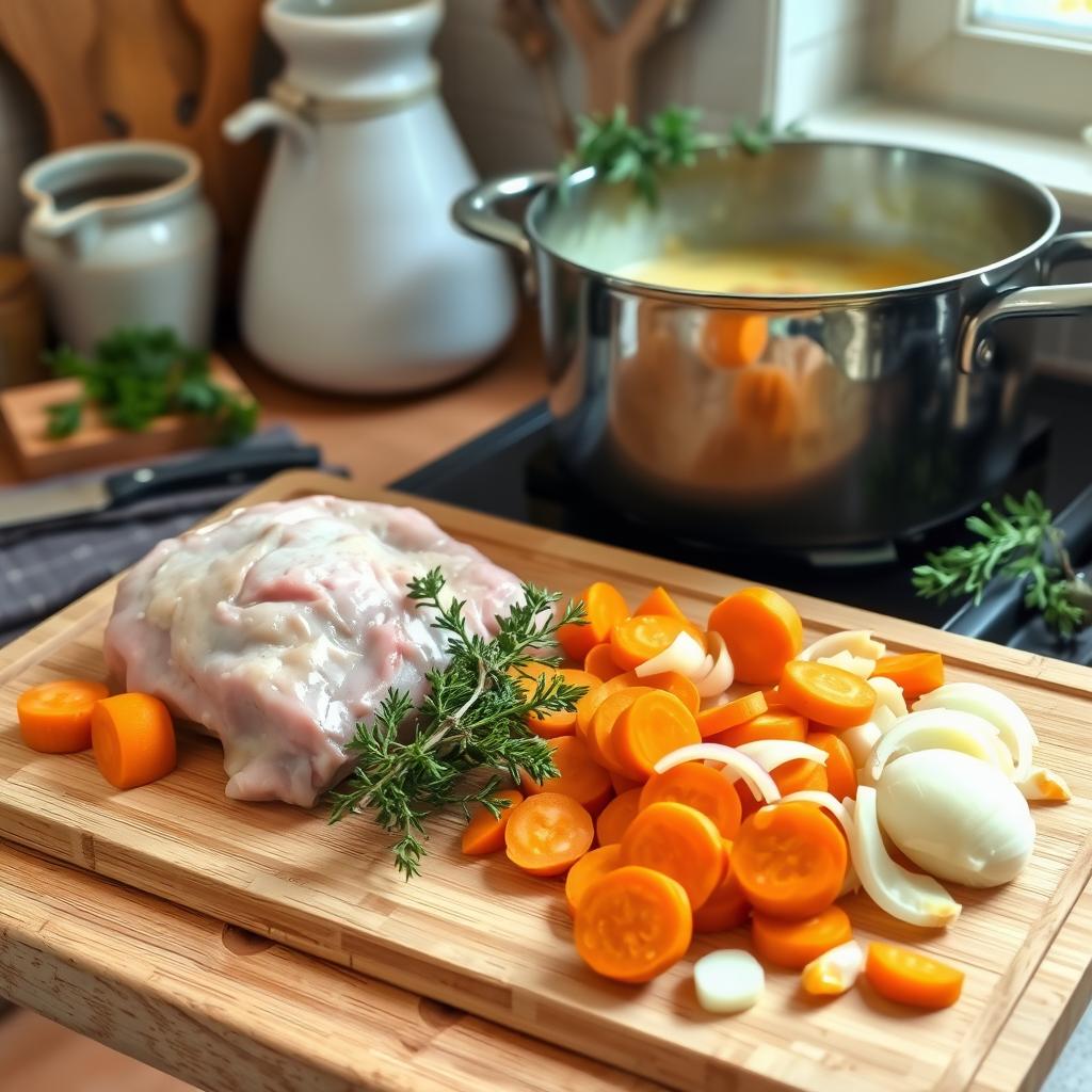 préparation blanquette de veau