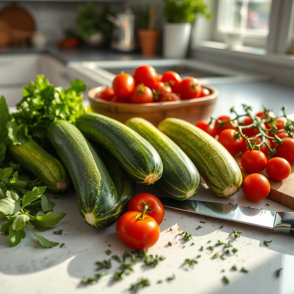 préparation légumes