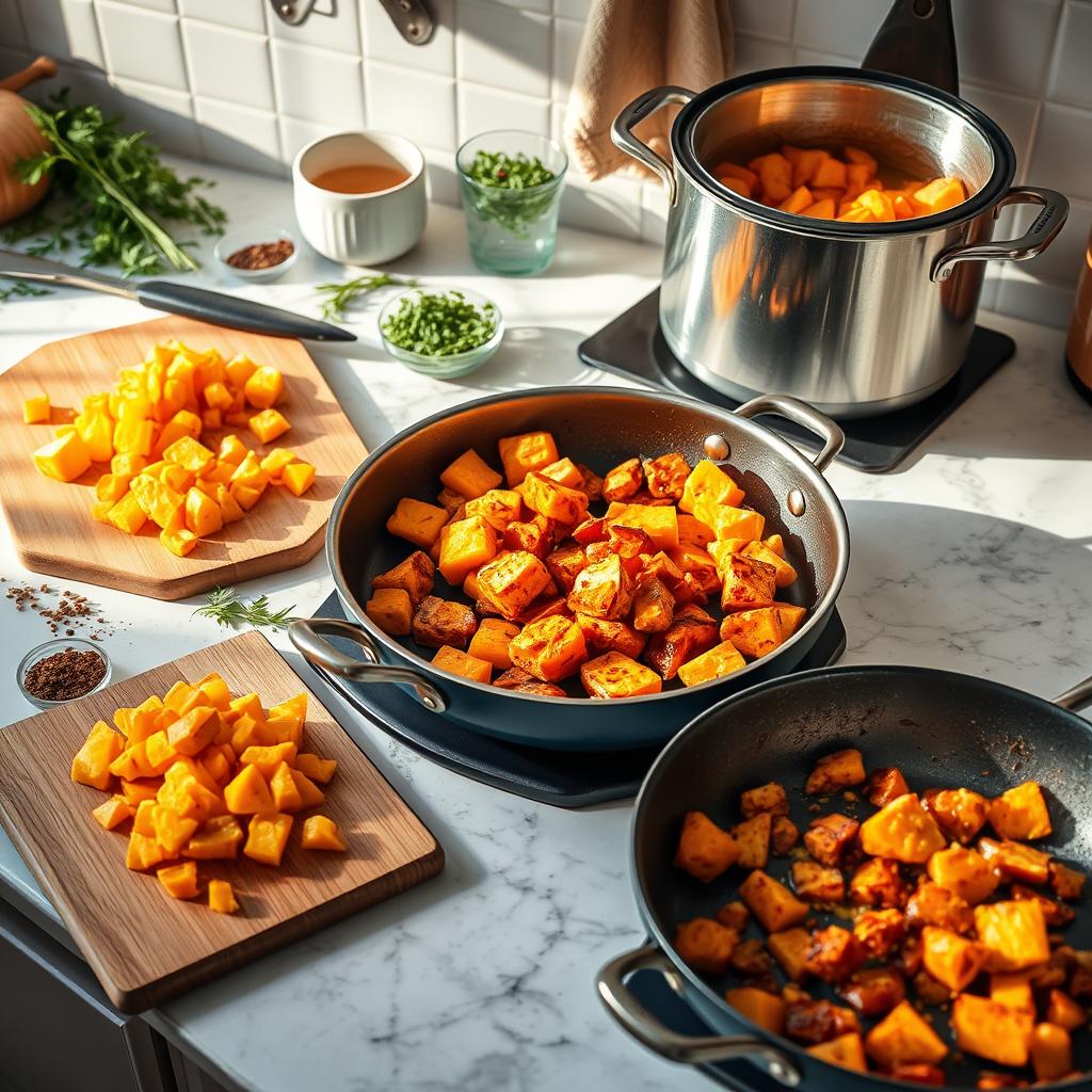 techniques de cuisson butternut