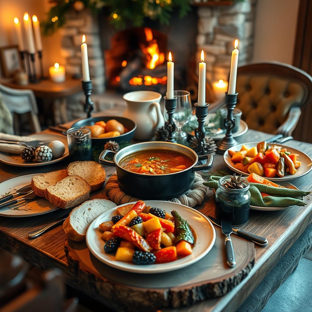 conseils pour servir les plats d'hiver