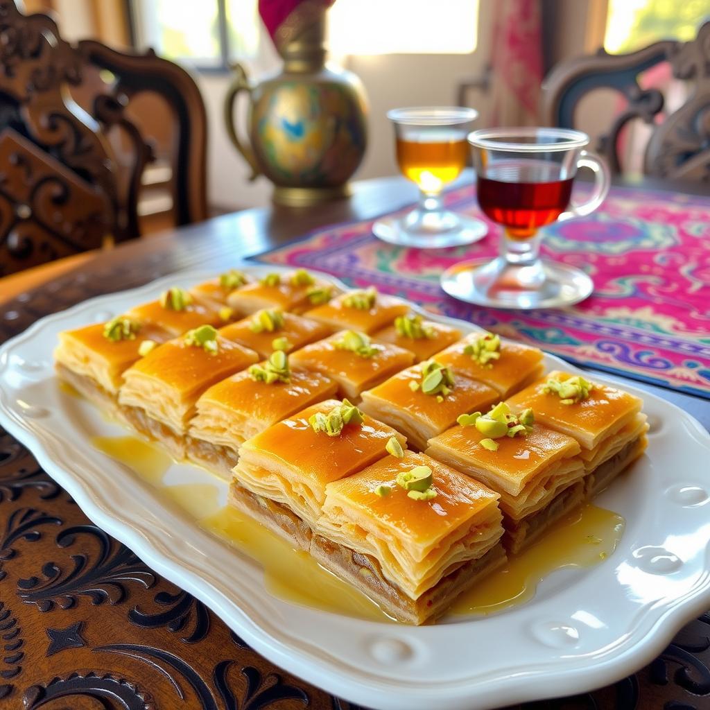 servir baklava