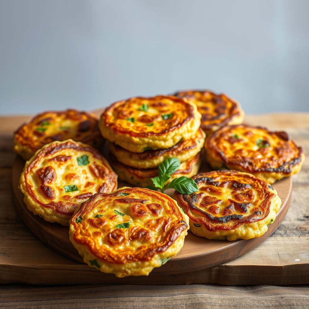 Galettes de légumes dans un régime équilibré