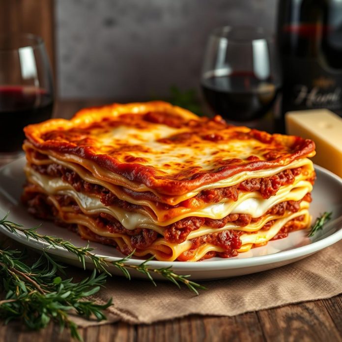 Lasagnes à la Bolognaise