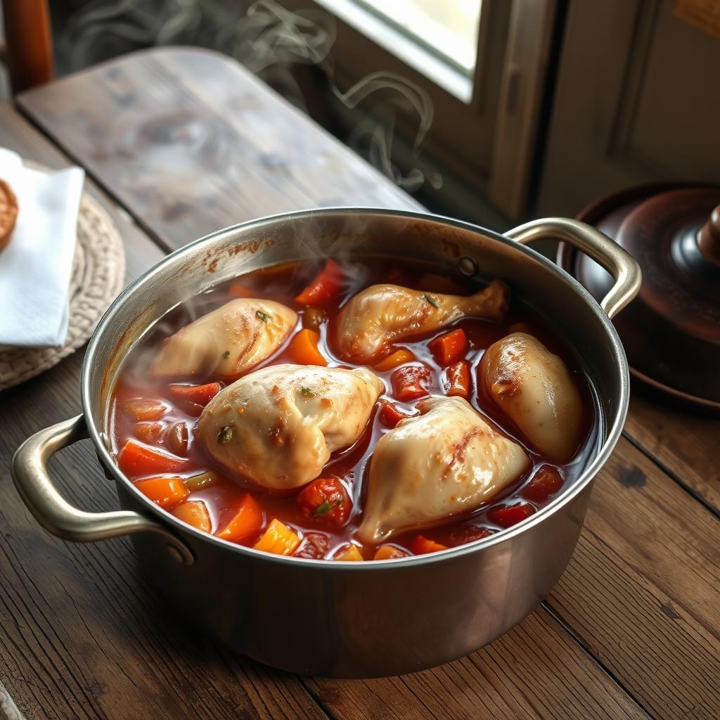 Temps de mijotage du poulet basquaise