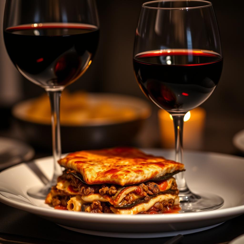 accords vin moussaka