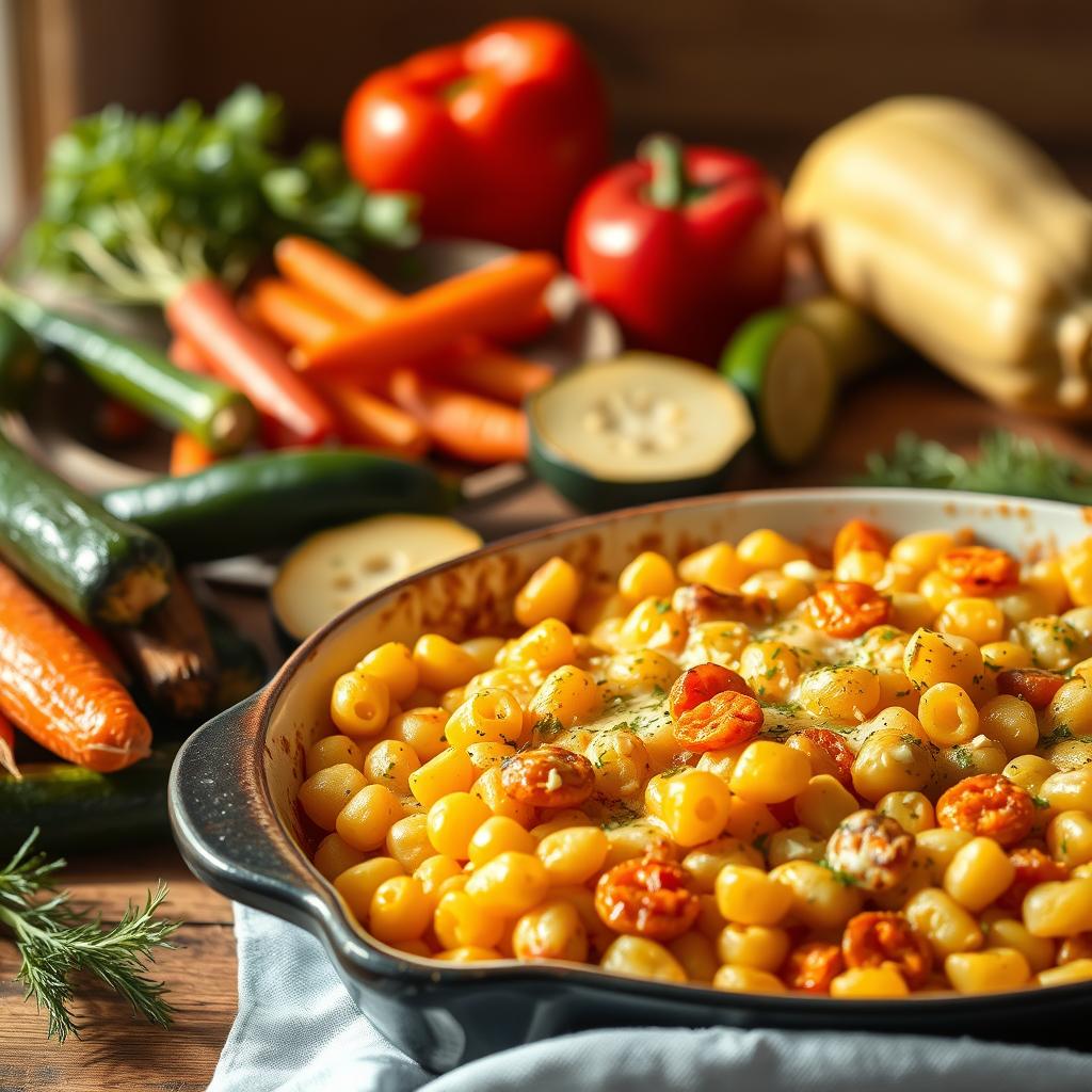 croziflette revisitée avec légumes de saison