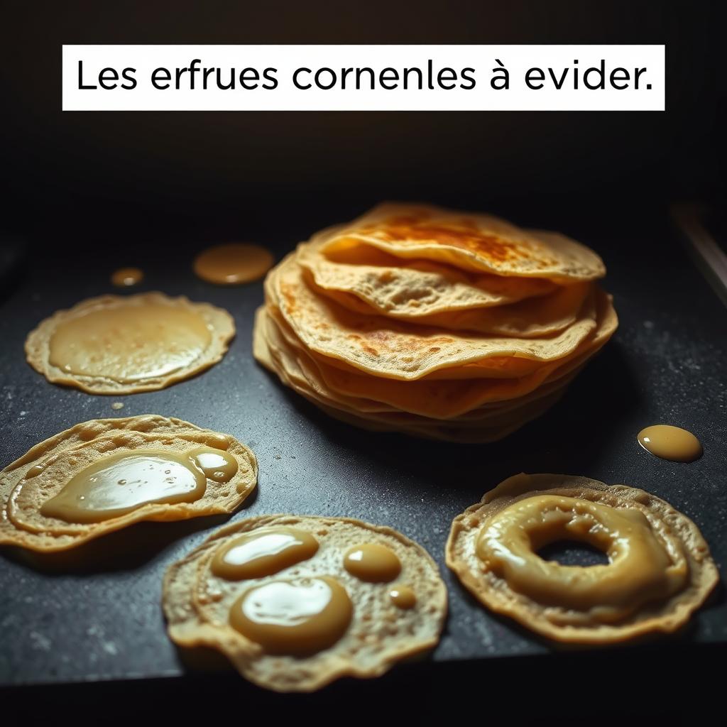 erreurs cuisson crêpes