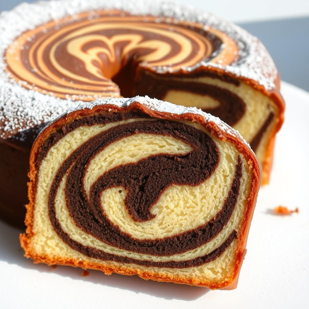 gâteau marbré