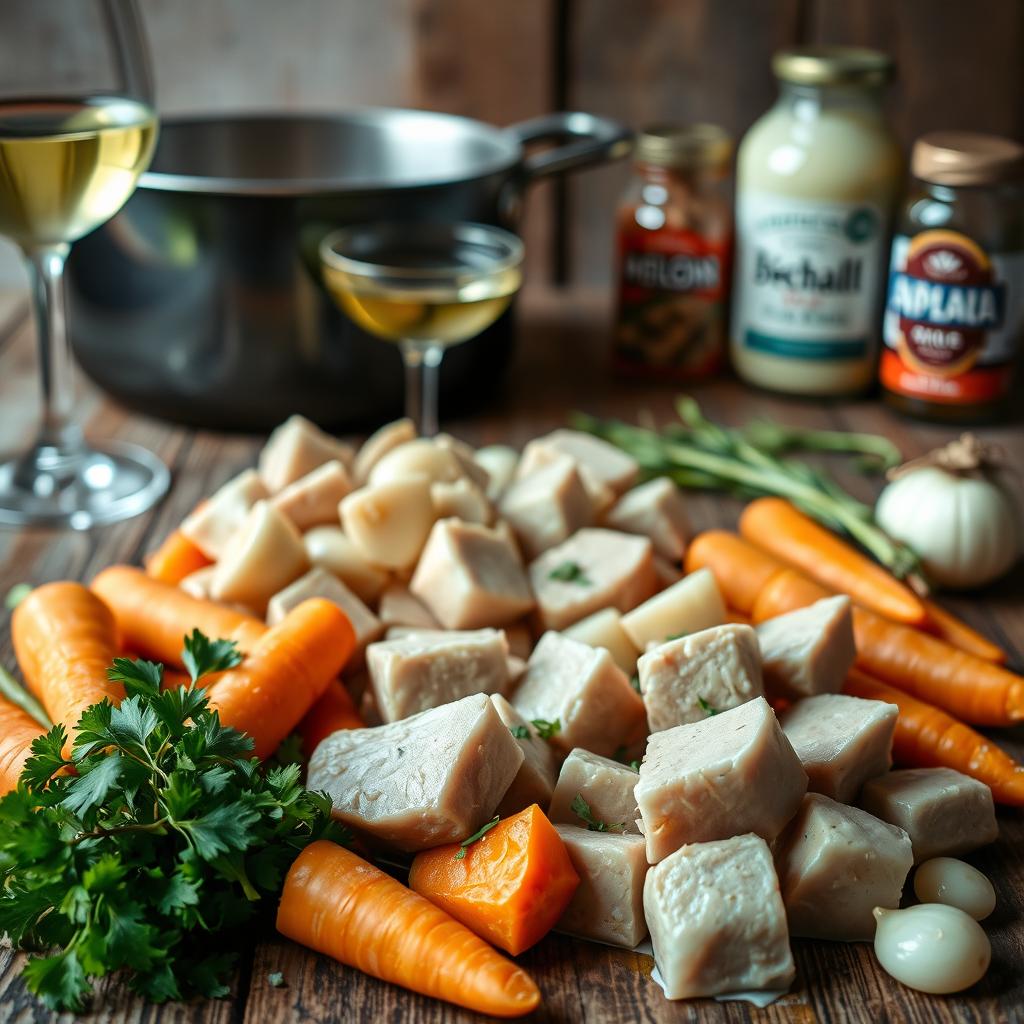 ingrédients blanquette de veau