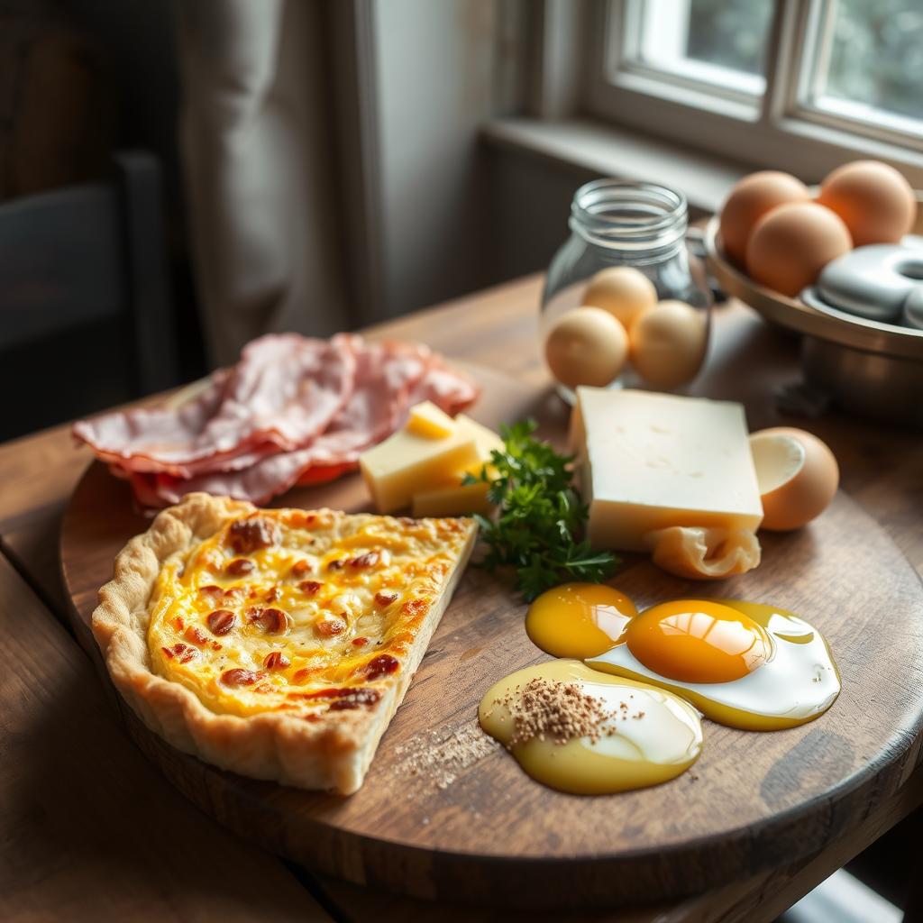 ingrédients quiche Lorraine