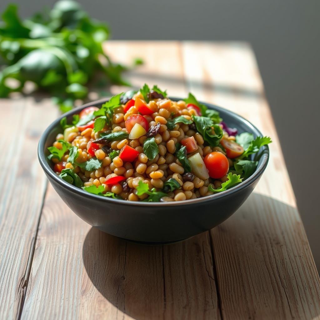 introduction salade de lentilles