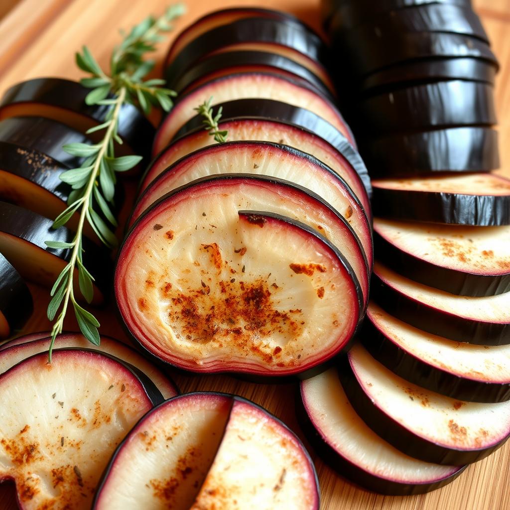 préparation aubergines pour moussaka