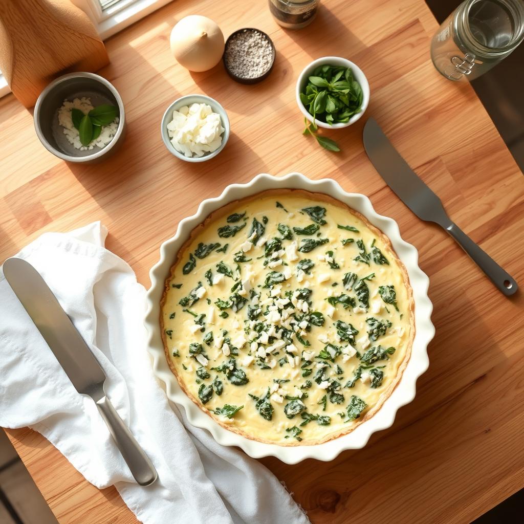 préparation quiche