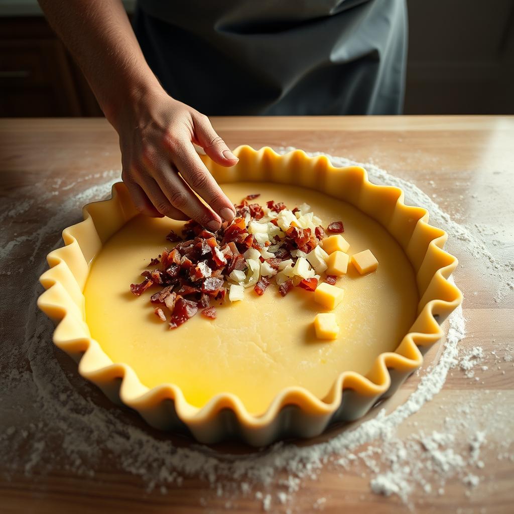 préparer moule quiche